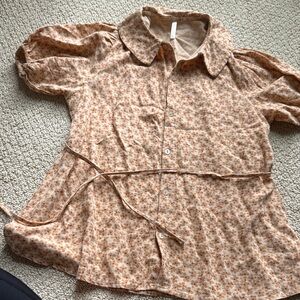 Rylie + Cru girls shirt dress/top size 6-7